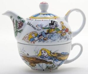 Details About New Boxed Paul Cardew Alice In Wonderland Tea For One Teapot Cup