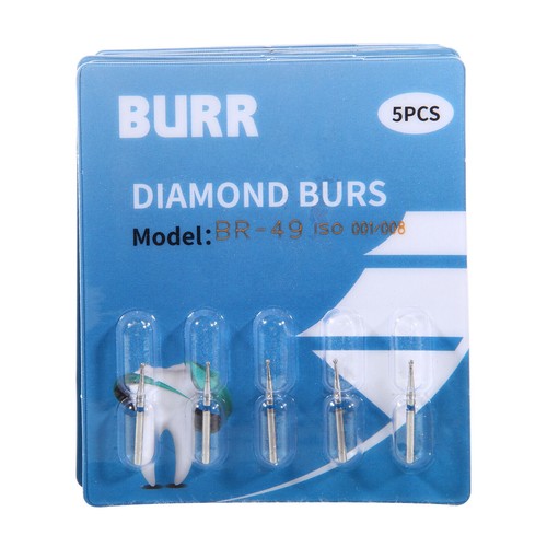 5 pcs Zahnarzt Diamant Bohrer Schleif Fräs Präparation Dental High speed Turbine - Bild 614 von 757