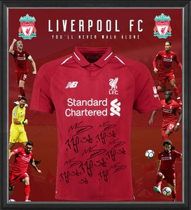 liverpool jersey framed