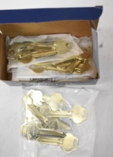 Lot of 50 Ilco Nickel Silver Key Blanks Corbin/Russwin A1011-L4 6 Pins Set