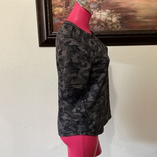 Camisa para mujer Lululemon Long Distance Heritage camuflada jacquard negra roca lunar - Imagen 4 de 7