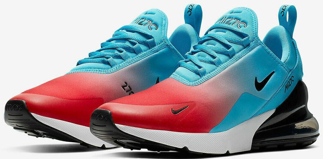 nike air rojo y azul