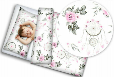 BABY 2TLG BETTWÄSCHE SET BETTBEZUG 70X80CM PASSEND FÜR KINDERBETT Traumfänger