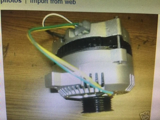 Alternador de carrocería pequeña Ford Mustang High Amp 3G 1987 91 1992 1993 Bronco 130AMP Foto 3 de 3