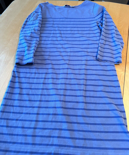 VINEYARD VINES STRIPE COTTON LS DRESS WOMENS SZ XS