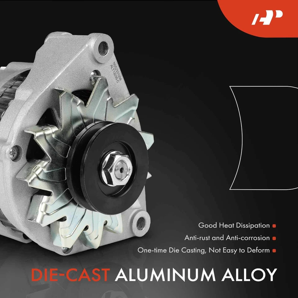 Alternador 55A/12V CW Polea 1 Ranura para Mercedes-Benz 230 240D 280E 300D 450SE Foto 4 de 4