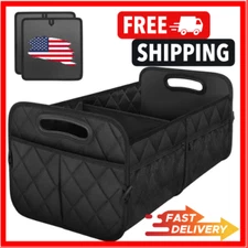 Deosk Trunk Organizer for Car, Collapsible Car Organziers and Storage with 6 Poc