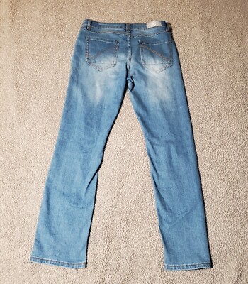 Ring of Fire Med Blue Wash Slim Mom Straight Leg Jeans *Macy's*  Girls Sz 16