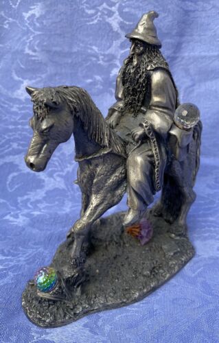 Gandalf And Shadowfax Myth And Magic Pewter Figurine - Picture 1 of 10