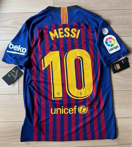 Messi Barcelona FC 18/19 #10 Football Jersey Size M Authentic New with Box - 第 2/11 張圖片