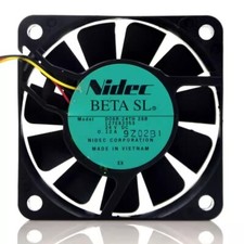 Nidec D06R-24TH 28B 6015 DC24V 0.12A 6CM 3-Wire Cooling Fan