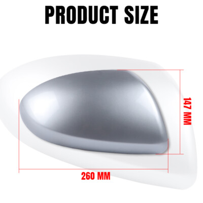 Right Passenger Side Wing Mirror Cover Cap Casing Black For Mazda 3