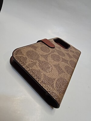 COACH iPhone 15 Pro フォリオケース COACH NEW YORK Folio Wallet Detachable Case for Apple iPhone