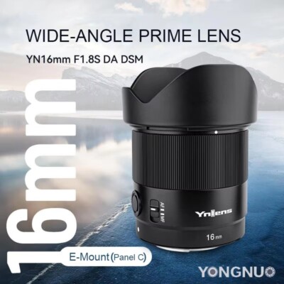 YONGNUO YN16mm DA DSM SONY APS-C専用 YONGNUO YN16mm F1.8S DA DSM APS-C Lens for Sony E-mount A7R3/R4/M4