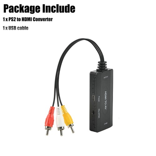 1080P HDMI macho a 3 RCA video audio AV componente convertidor cable HDTV - Imagen 7 de 9