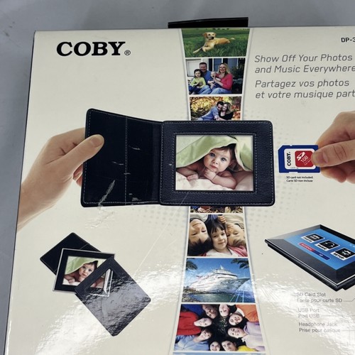 Coby DP-350 3.5” Wallet Digital Picture Frame New Sealed - Picture 3 of 8