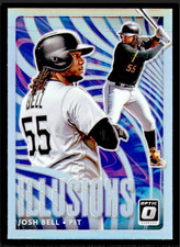 2020 Donruss Optic Josh Bell Illusions Holo Prizm #OI-11 - Pittsburgh Pirates