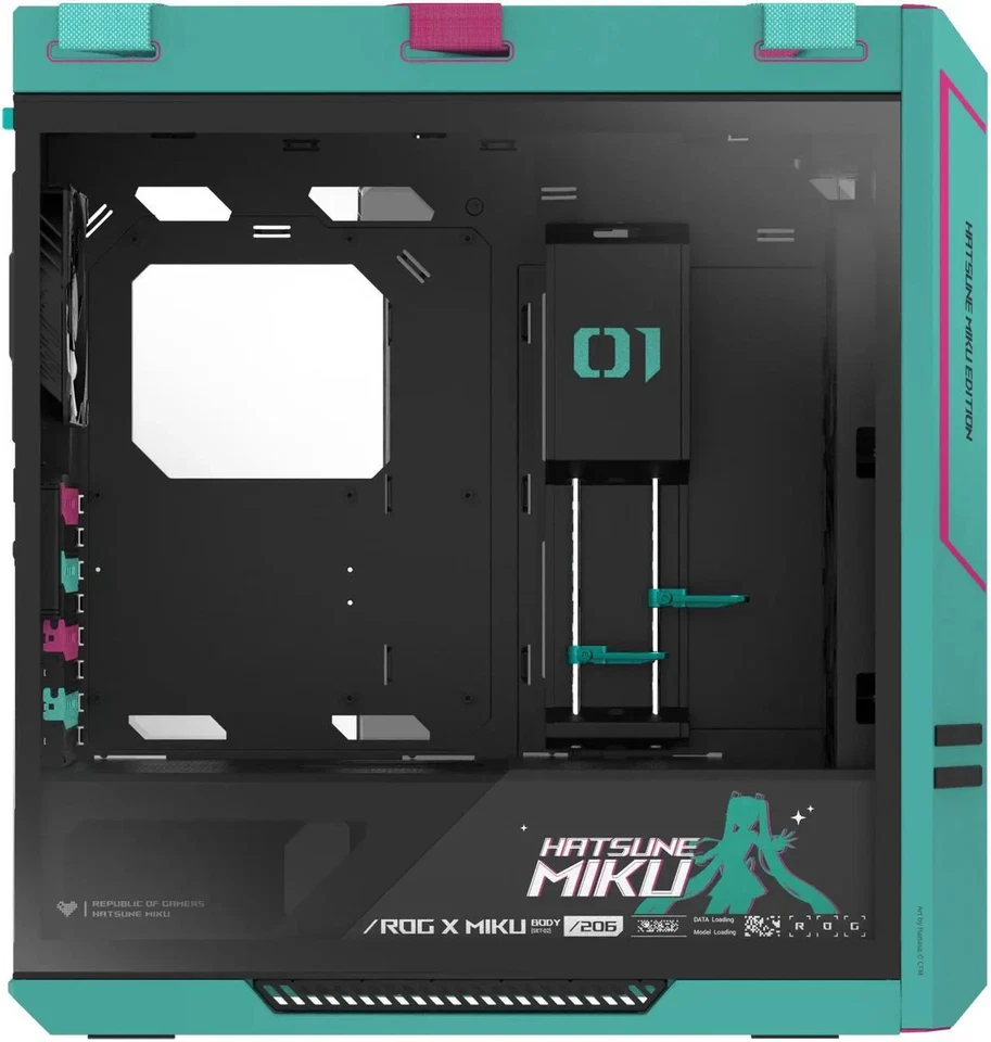 ASUS ROG Strix Helios II Hatsune Miku Edition Gaming PC Case - Image 4 of 4
