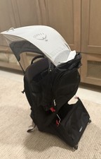 Osprey Poco LT Lightweight Child Carrier and Backpack Starry Black Excellent