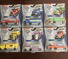 Paw Patrol True Metal Big Truck Pups Marshal Chase Rocky Rubble Skye Zuma Set