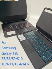 Magic Keyboard For Galaxy Tab S7 S8 S9 S10 Tablet 10.9'' 14.6'' English Keyboard