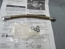 Harley-Davidson Braided Fuel Line Crossover Kit Stainless Steel Touring 63698-02