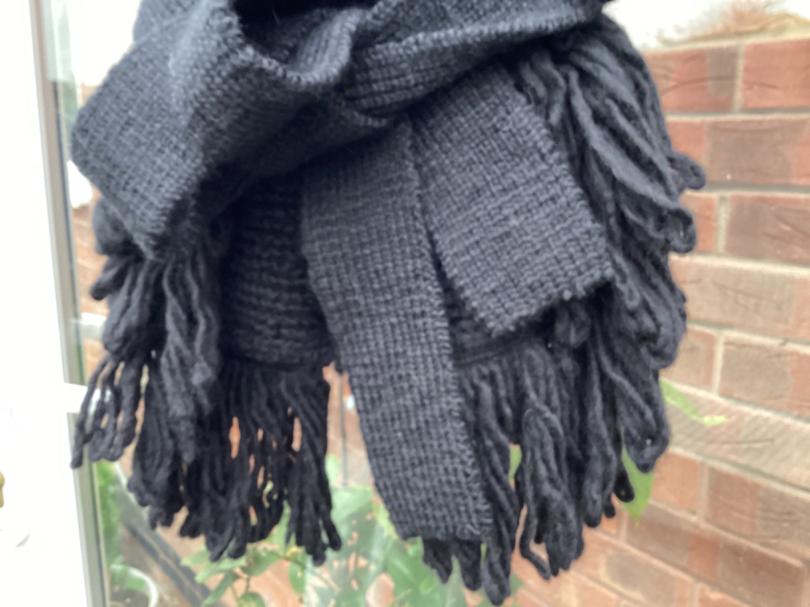 BNWT ZARA SRPLS BLACK 95percent FRINGED BELTED CARDIGAN size S - M RRP £169 REDUCED. image 5