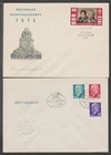 ✔️  GERMANY DDR 2 X FDC COVERS