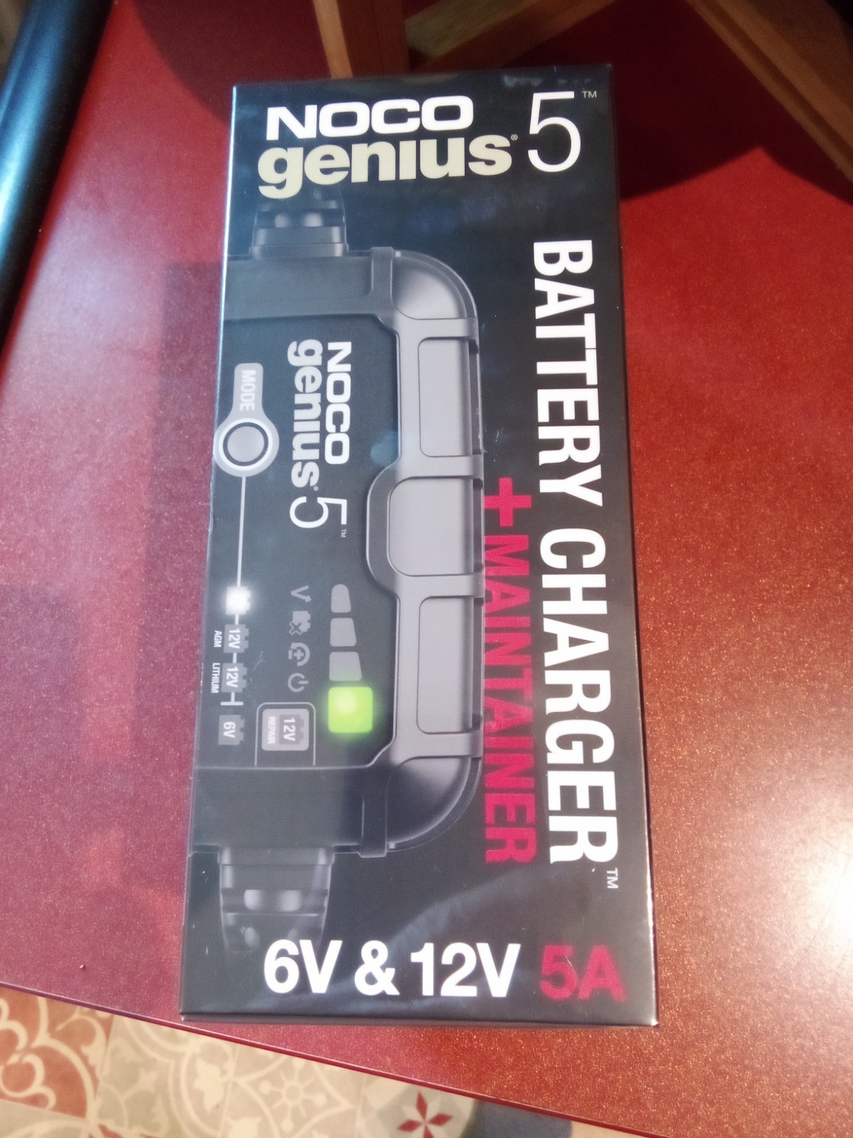 Chargeur de batterie NOCO Genius5 5A avec mode de désulfatation automatique