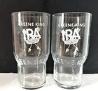 Greene King 1799 One Pint 20oz Embossed Beer Glasses x 2  Brand New