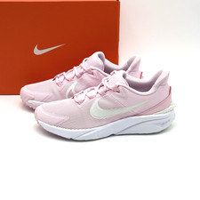 Size 6Y Youth / 7.5 Women's Nike Star Runner 4 NN GS Running Shoe Pink White
