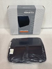 Tempur-Pedic Therapy Lumbar Cushion Pillow Firm Mid Lower Back Support Blue New