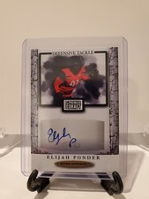 2021 Sage Premier Draft - Autographs Elijah Ponder #A188 (AU, RC)