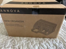 Annova Mesh Desk Organizer Office with 7 Compartments + Drawer/Desk Tidy Cand...