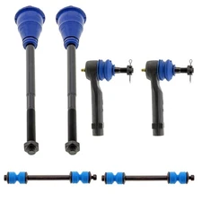 Mevotech Supreme Front Inner Outer Tie Rod Ends Sway Bar Link Kit for Escalade