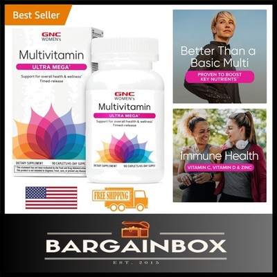 90-Ct Ultra Mega Caplets: Women s Multivitamins for Energy & Beauty Enhancement