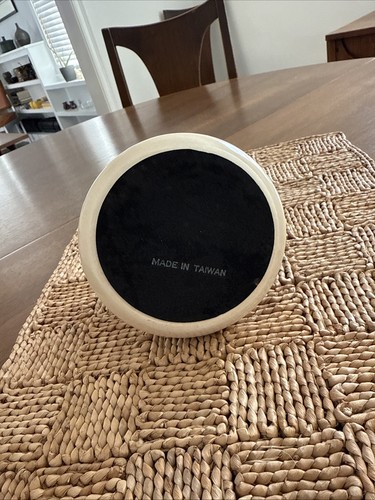 No Spill Slip Coffee Mug Pottery Ceramic Cup Wide Bottom Beehive 16oz Green - Picture 10 of 10