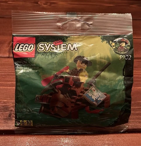 Sealed LEGO Adventurers Jungle River Raft #5902 (Vintage)