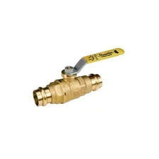 Mueller 107-725PV Ball Valve 1" Lead-Free Brass Press x Press Connection