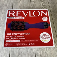 Revlon RVDR5222PUR One-Step Hair Dryer & Volumizer Hot Air Brush, Purple