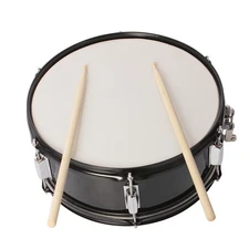 14x5.5 Inch Professional Marching Snare Drum Complete Kit with Sticks Strap