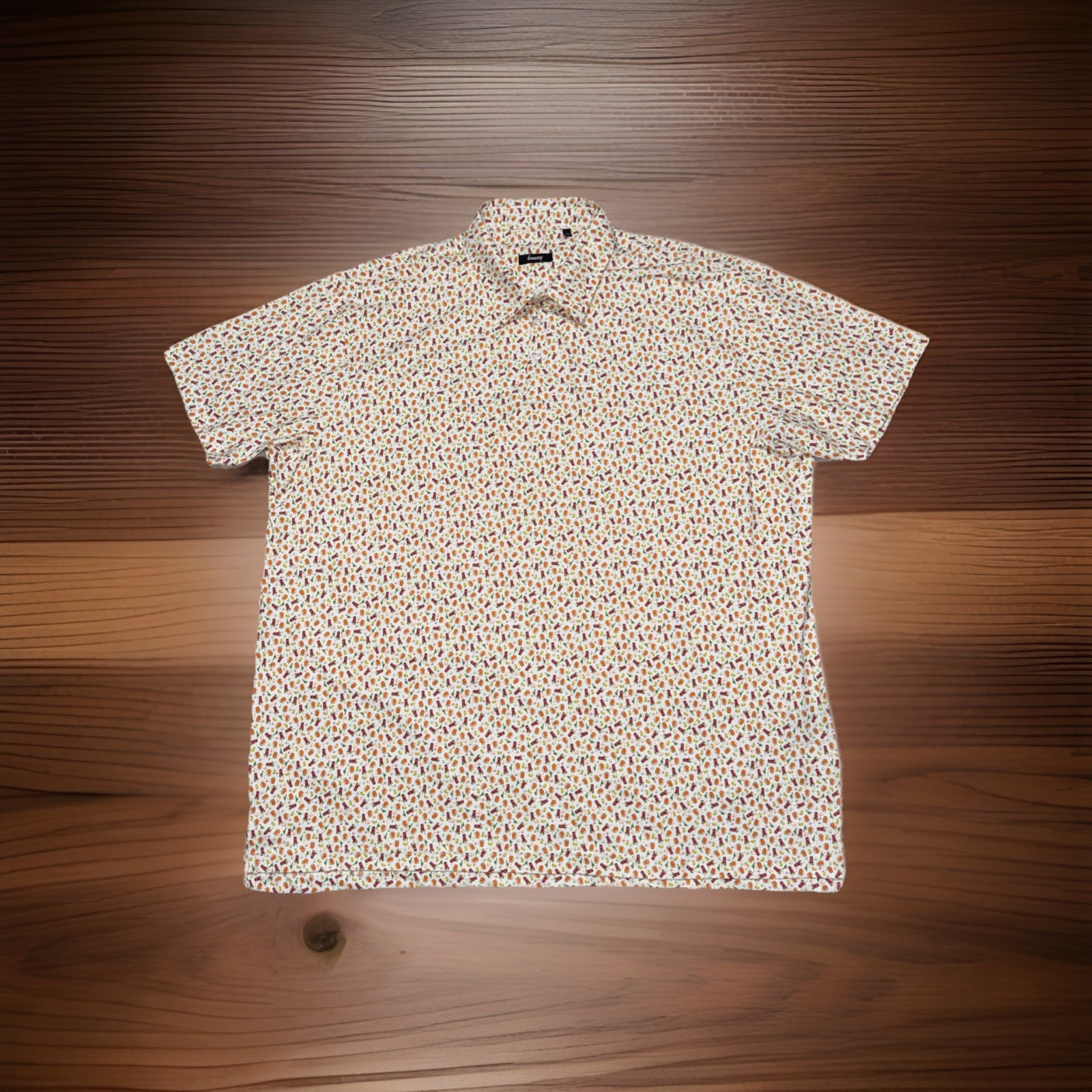 Breezy Golf Bloody Mary Polo Men’s Size 3XL Performance Print