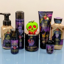 8 Piece Gift Set Disney Villains Evil Queen Bath  Body Works Mist Cream Candle