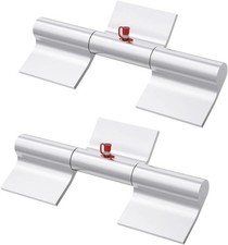 9 Inch Aluminum Greaseable Weld on Door Hinges Ramp Gate Replacement Part 2pcs