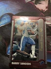 1999 Bowman Chrome Football Gold Barry Sanders #149