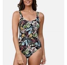 NEW Ocean Pacific Ladies' 4-Way Stretch One Piece Swimsuit, Multicolor large