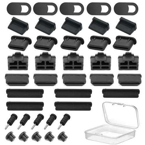 Flexible Silicone USB A Female Dust Dust Cover Protectors for Laptop Devices - Afbeelding 2 van 29