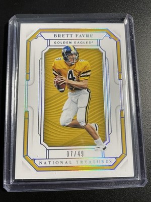 2019 Brett Favre National Treasures Collegiate #15 S/N /49