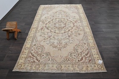 Oushak Türkisch Vintage Teppich 5x9 Kelim Rug Anatolisch Handarbeit Boho Deko...