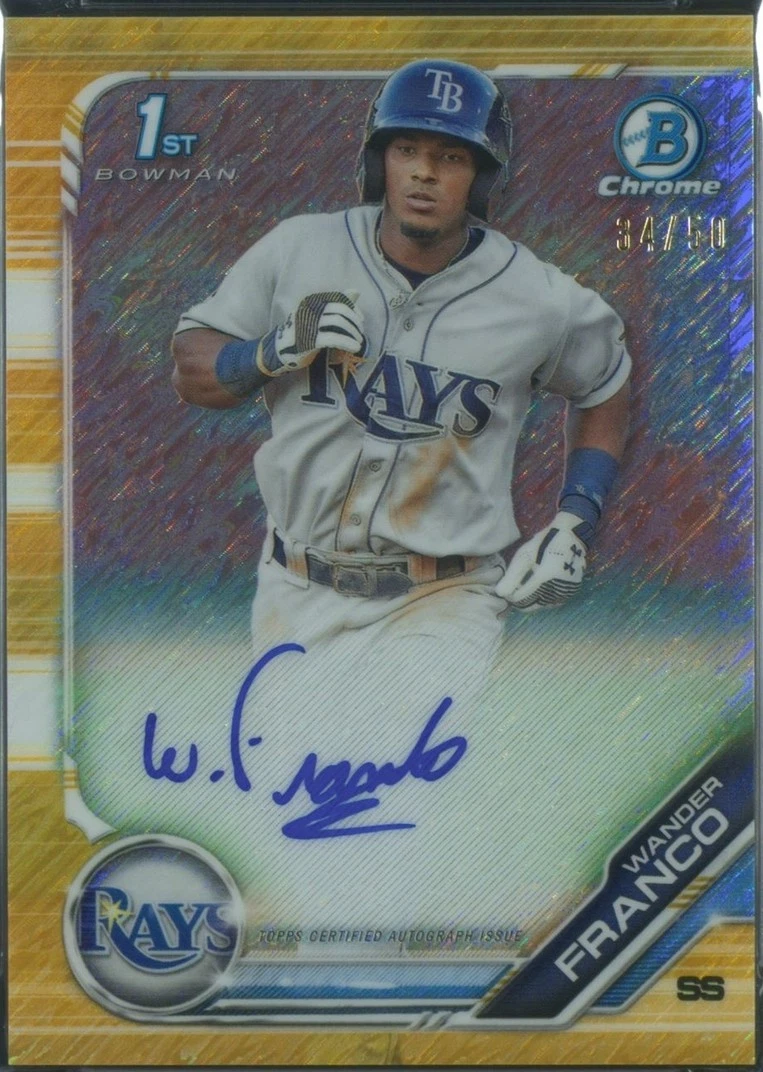 2019 Bowman - Wander Franco #CPA-WF for sale | eBay